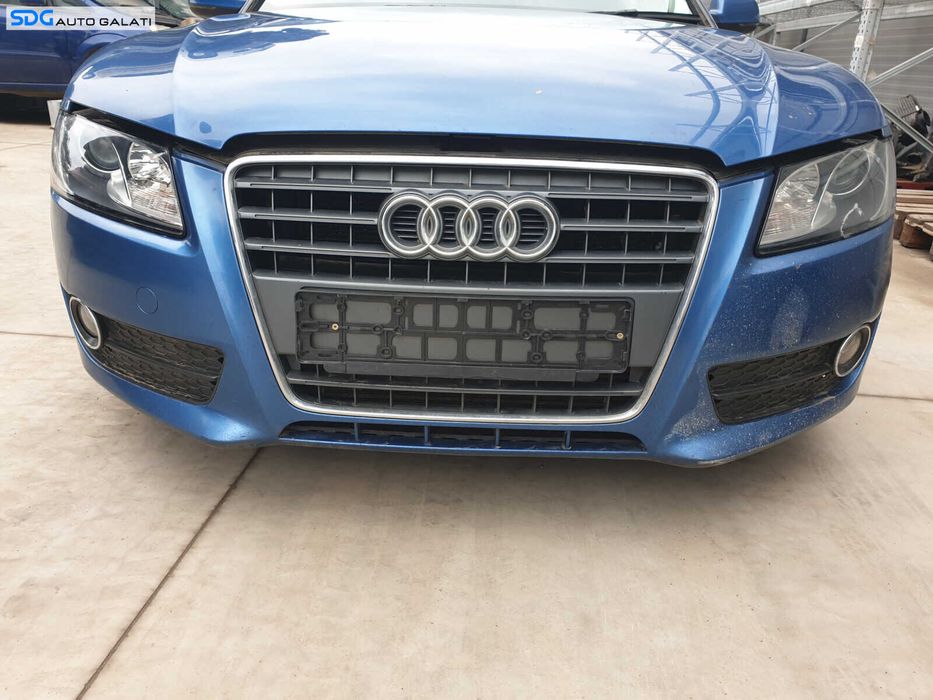 Bara Spoiler Fata Completa FARA Grila si Emblema si Grile cu Proiectoare cu Imperfectiuni Audi A5 8T 2008 - 2011 Culoare LX5V [C3038]