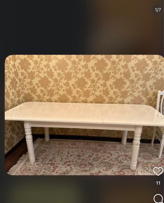 Стол со стулями Б/У