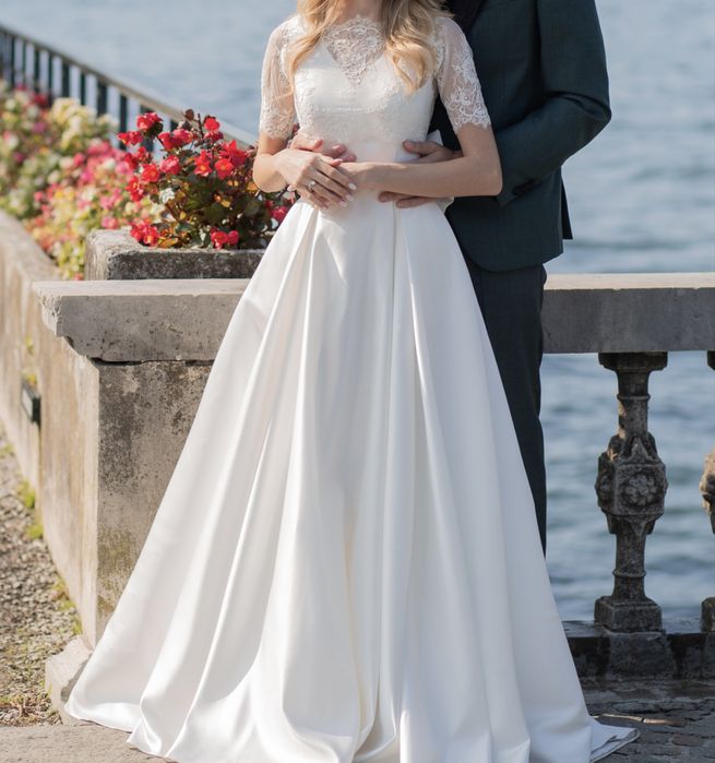 Rochie mireasă din tafta