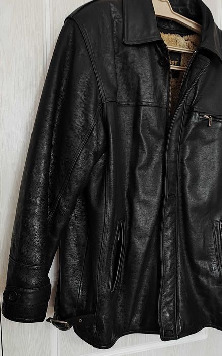 Стильная куртка.Натуральная кожа и мех