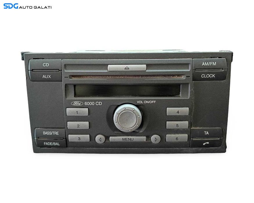 Unitate Radio CD Player Single CD KW2000 6000CD Ford Focus 2 2004 - 2007 Cod 7M5T-18C815-AB [LR5085]