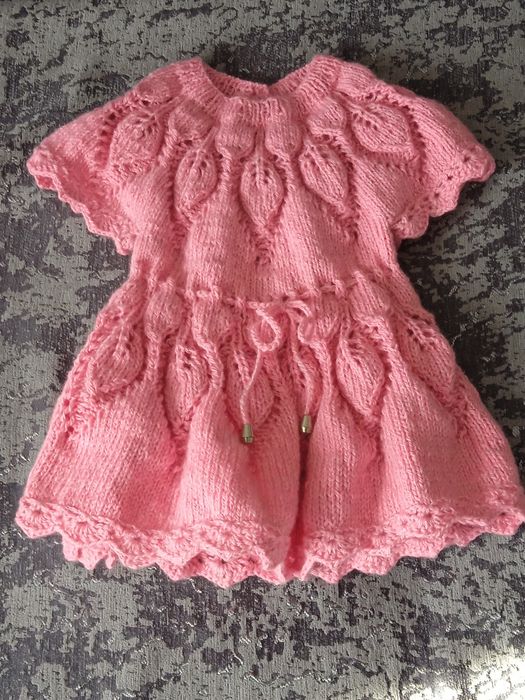 Продам вязаное платье