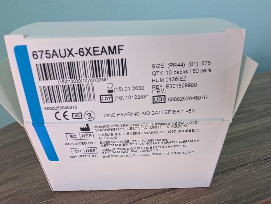 Батерии за слухов апарат Rayovac 675 – нови, срок 2030