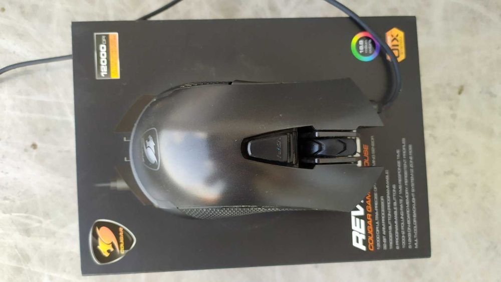 Геймърска мишка Gaming Cougar Revenger оптична,  черна