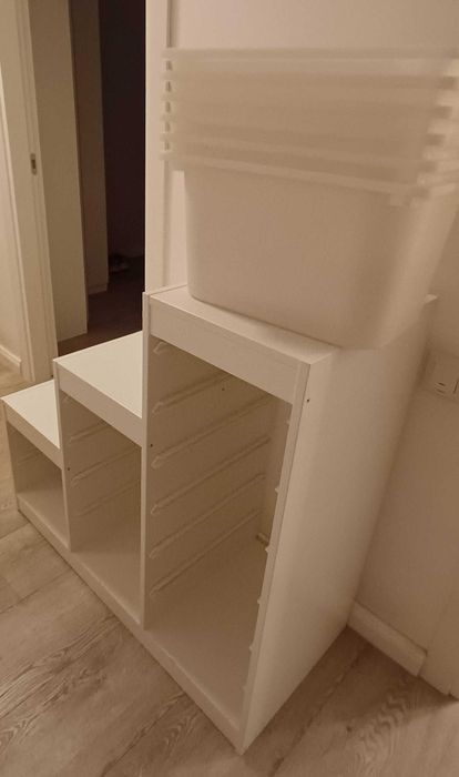 Ansamblu depozitare Trofast (Ikea) + 6 cutii