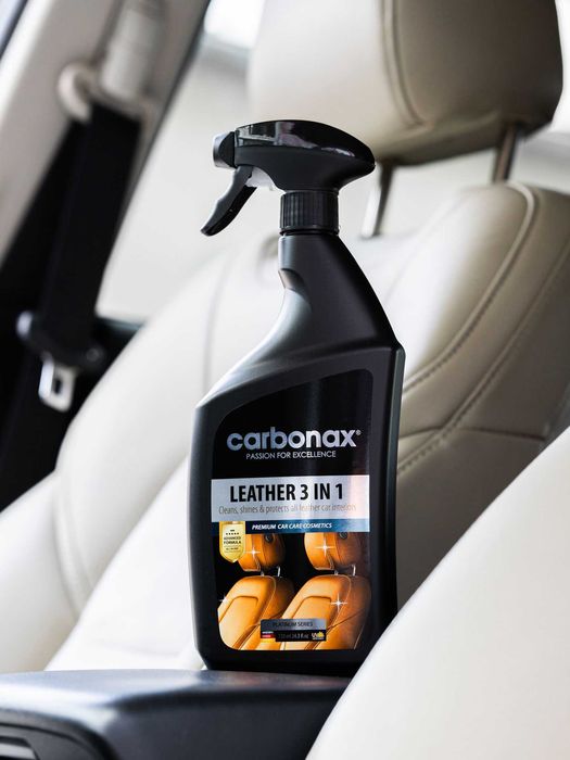 Спрей за почистване и подхранване на кожени салони - Carbonax