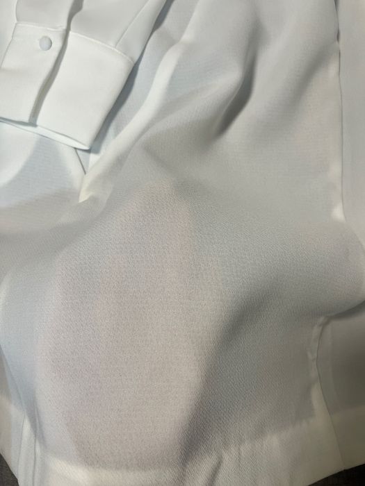 Бяла рокля тип сако Vero Moda размер М, Zara къса черна пола S размер