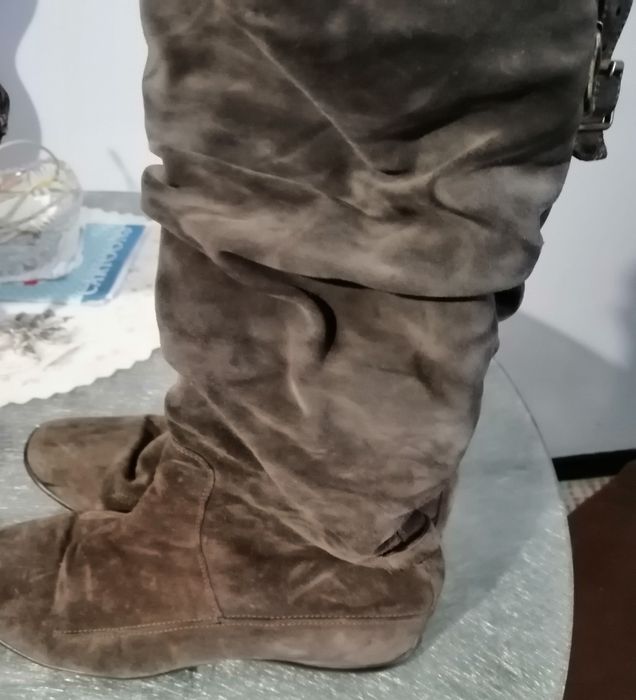 Дамски ботуши, естествена кожа, есен-зима.