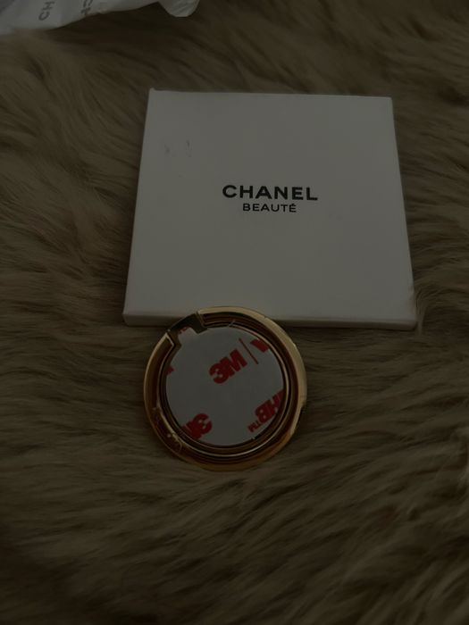 Налична чанта тип портмоне и държач Chanel