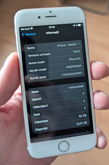 iPhone 6s – 64GB – Rose Gold