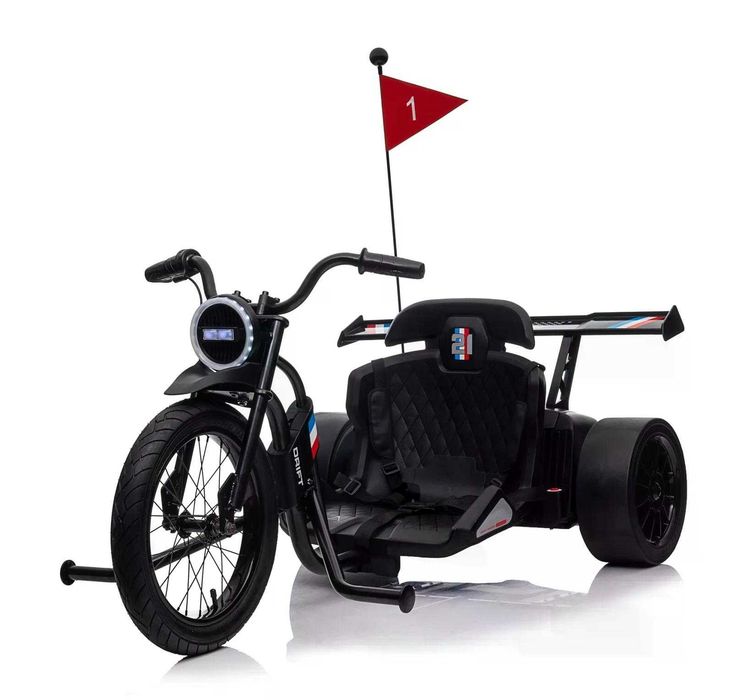 Tricicleta electrica cu functie Drift Kinderauto BJSX2338 2x250W Black
