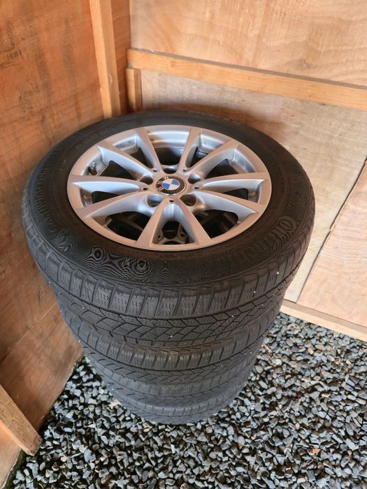 Set jante BMW originale 16 cu anvelope Continental M + S  205/60 R16
