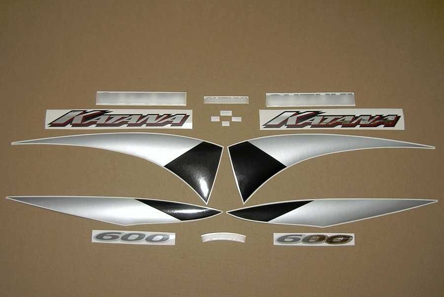 Стикери Сузуки 600 Катана 2000г.-2003г. лепенки Suzuki Katana gsxf