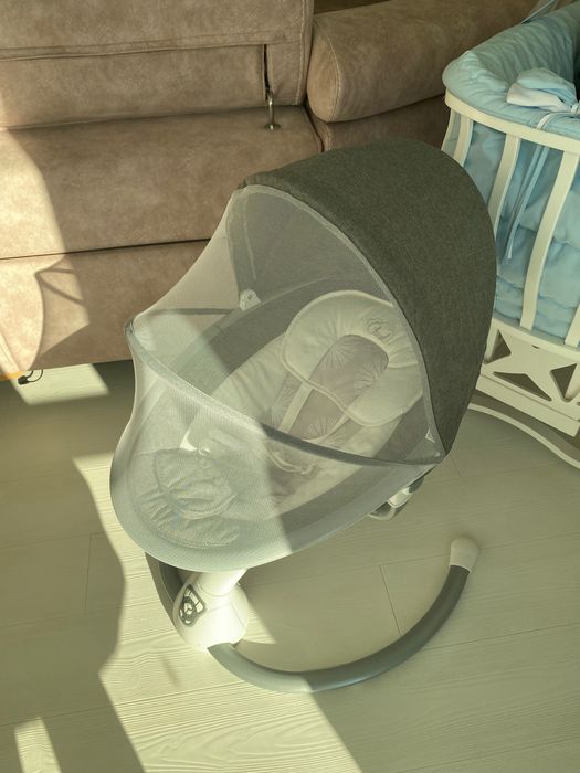 CANGARO  люлка - шезлонг CLOUD БЯЛО/СИВА