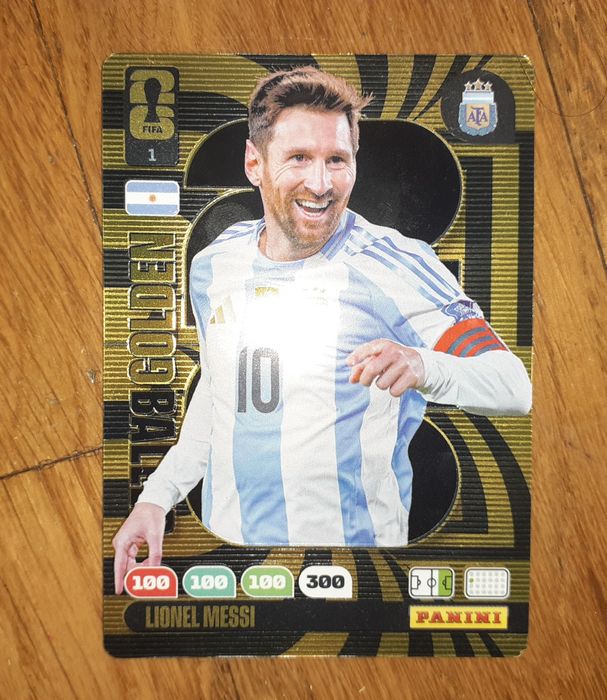 Lionel Messi Golden Baller #1 – Panini Adrenalyn XL FIFA World Cup 2026 – 300/300
