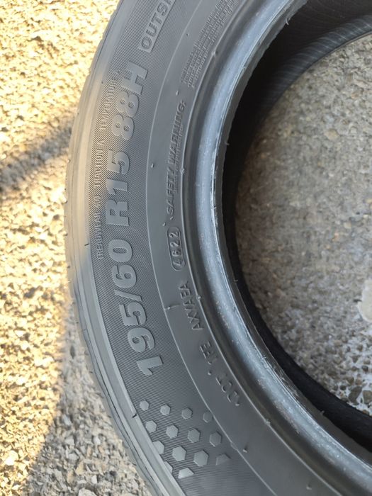 195/60/15" 4бр Kumho ecowing es31, dot4622,6-7mm