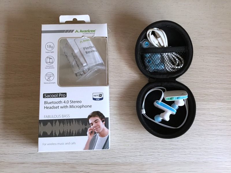 Căști Bluetooth Avantree Sacool PRO cu microfon In-Ear wireless Ca noi