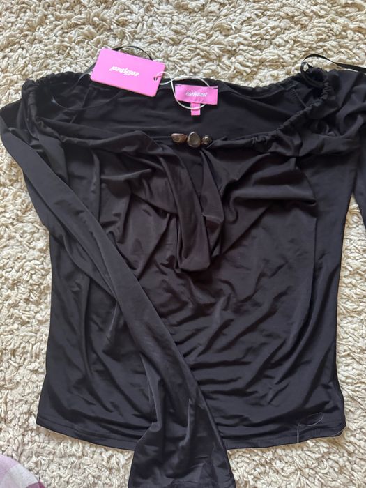 Черна блуза Edikted XS