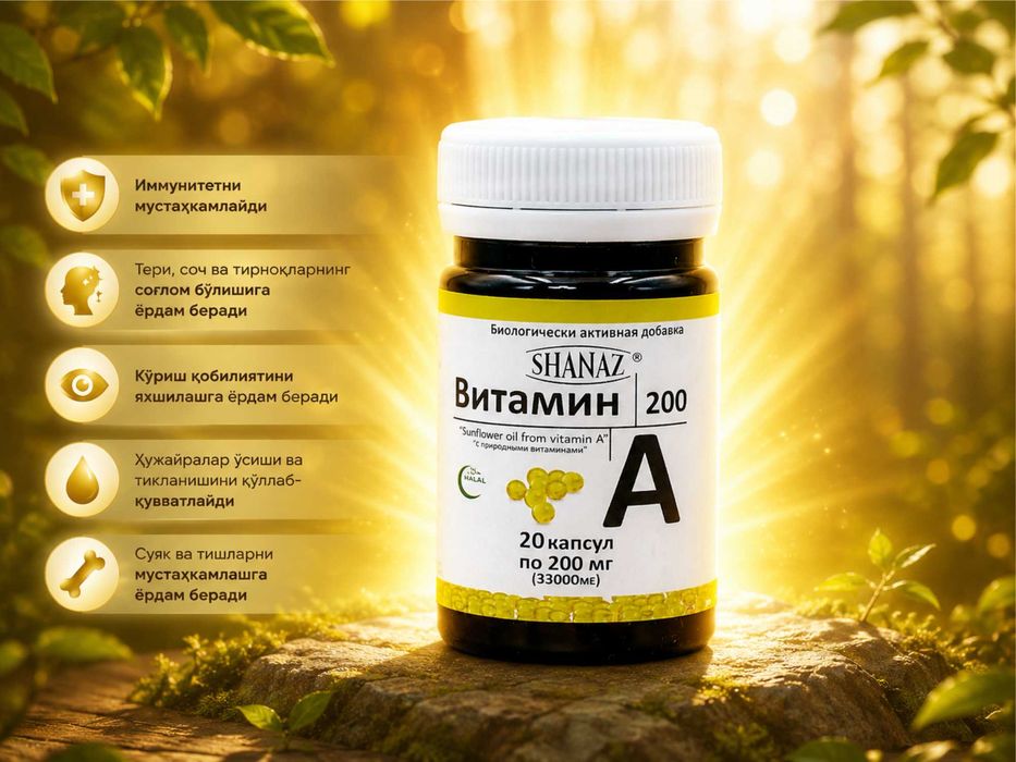 Vitamin A 200mg 20ta kapsula