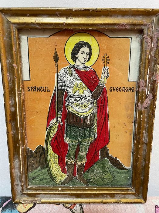 icoana veche icoana deosebita dim lat 20 lung 27cm icoana veche icoana