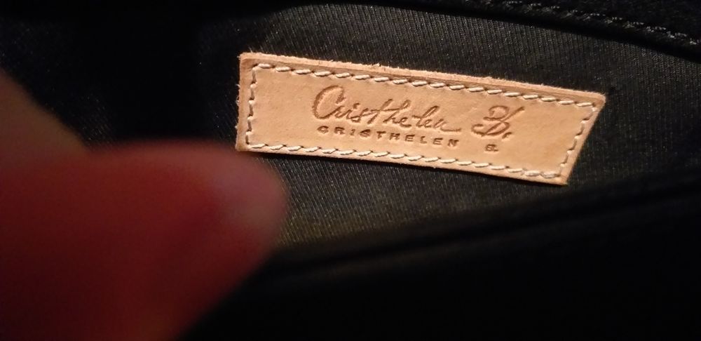 Geanta Musette, piele naturala,editie limitata,300lei