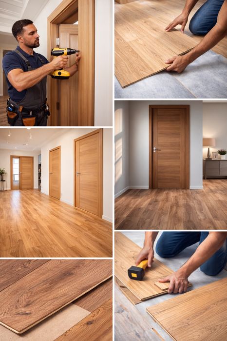 Montaj usi interior / usi metalice