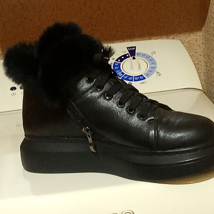 Ботинки осенние кожаные