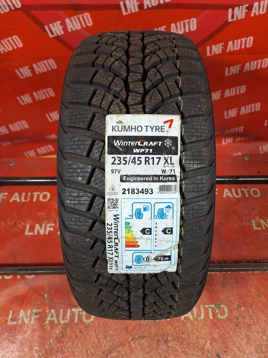 1 Anvelopa de IARNA - 235/45/17 - KUMHO - NOI - DOT 2019 !
