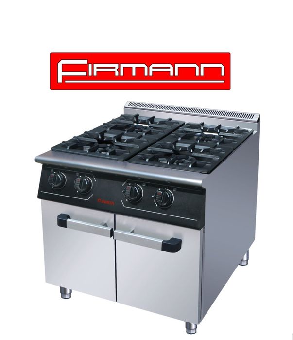 FIRMANN-Masina gatit profesionala,Aragaz profesional 4 focuri linia 90
