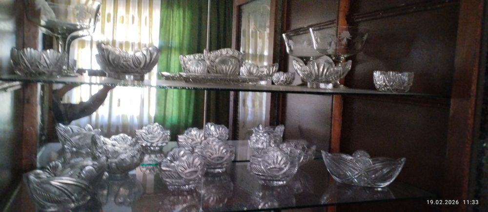 Сервиз и посуда из стекла бу