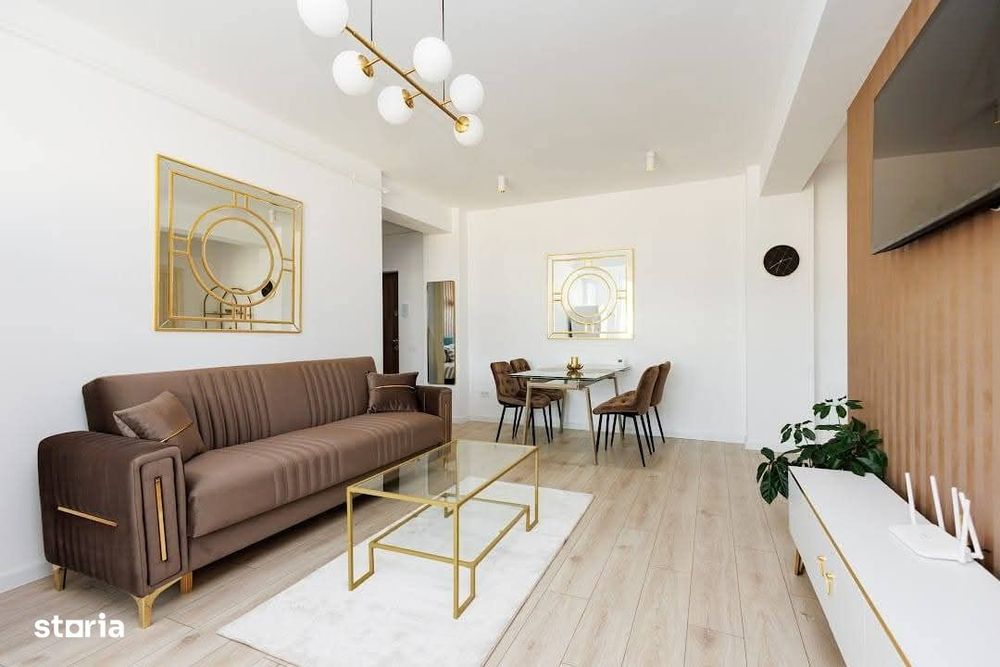 Se închiriază apartament 3camere bloc nou loc parcare curte interioara