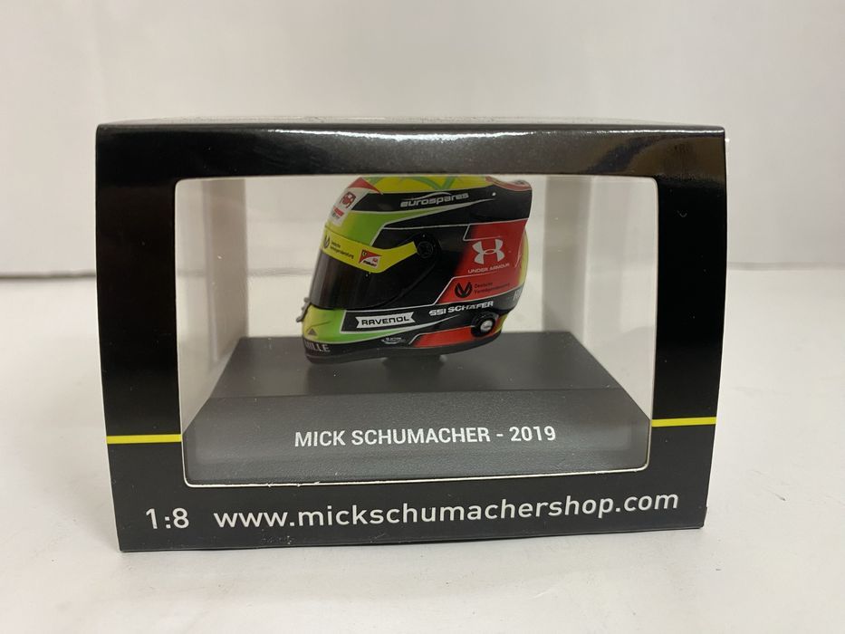 Cască moto mini MICK SCHUMACHER an 2019 scara 1:8