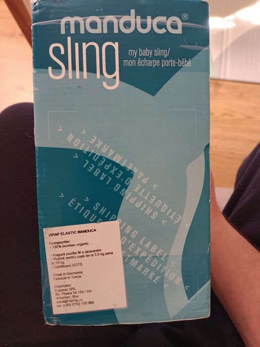 Vând Manduca Sling culoare Nougat foarte puțin folosit