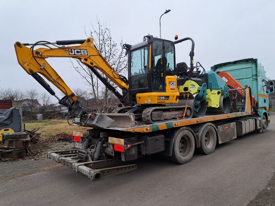 Transport utilaje agricole forestiere tractari auto camioane