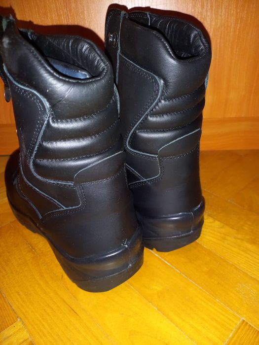 зимни кубинки тип полицейски - естествена кожа