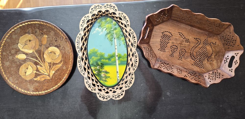 Продам деревянные поднос, блюдо