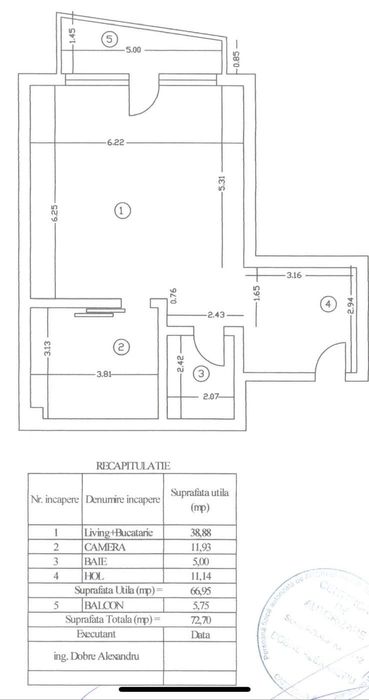 Apartament 2 camere voluntari
