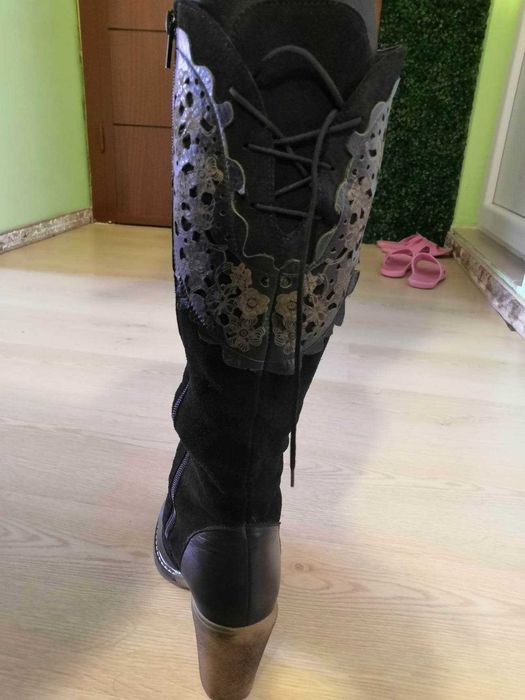 Дамски ботуши естествена кожа