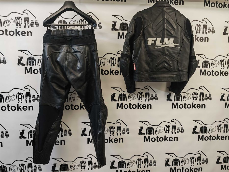 Costum moto piele FLM marime 52