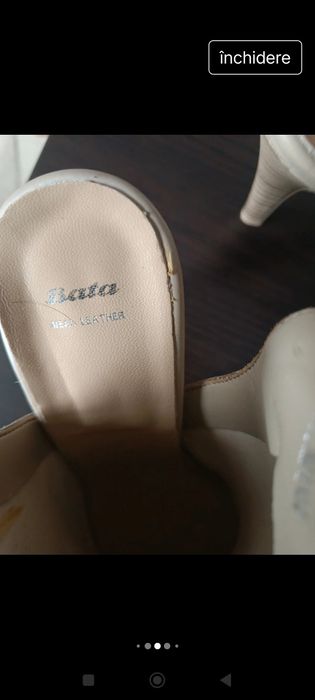 Sandale dama. Piele naturala