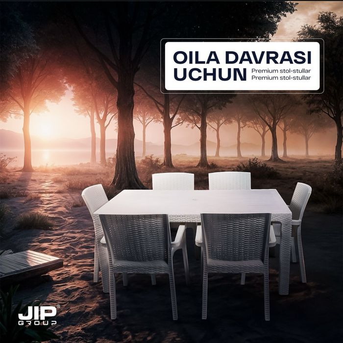 Дачный комплект стола и стульев Premium