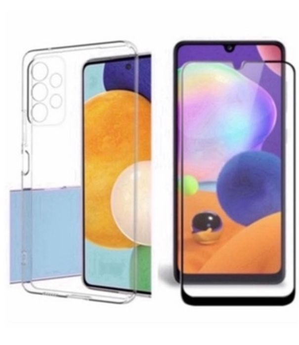 Husa Silicon Style si Folie Sticla 9H Samsung A51/A52/A53/A54/A55/A56