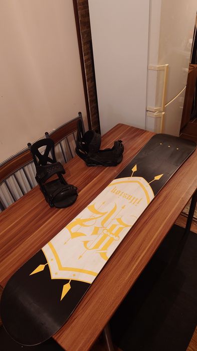 Placa Snowboard K2 Illusion 159W cm cu legaturi Burton Mission L