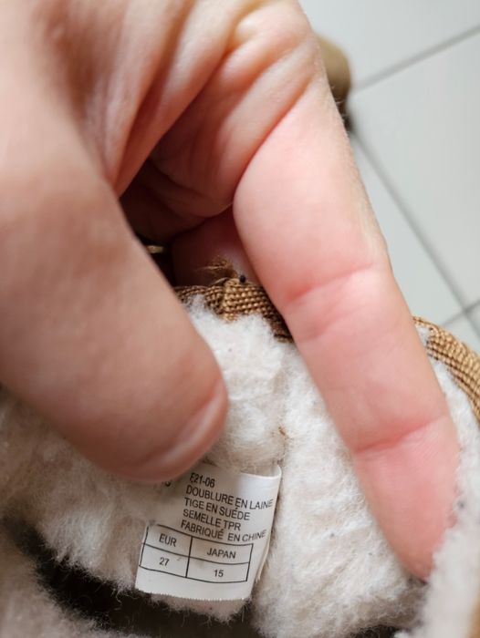 Ghete Emu nr 27 piele intoarsa