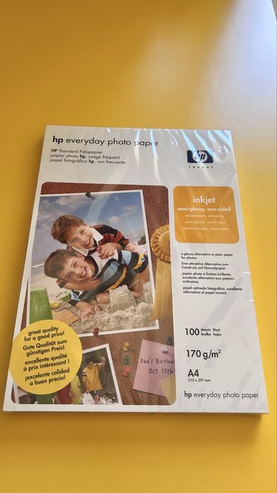 Vand hartie foto HP, bundle
