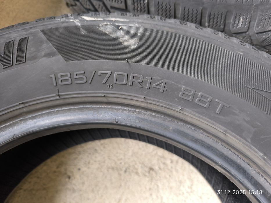 Продам зимние шины липучки R14, Mazzini Snow Leopard, 185/70/14 - 2 шт