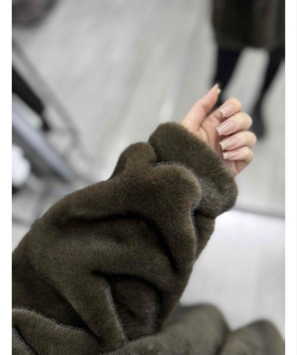 Эко шуба новый оверсайсз