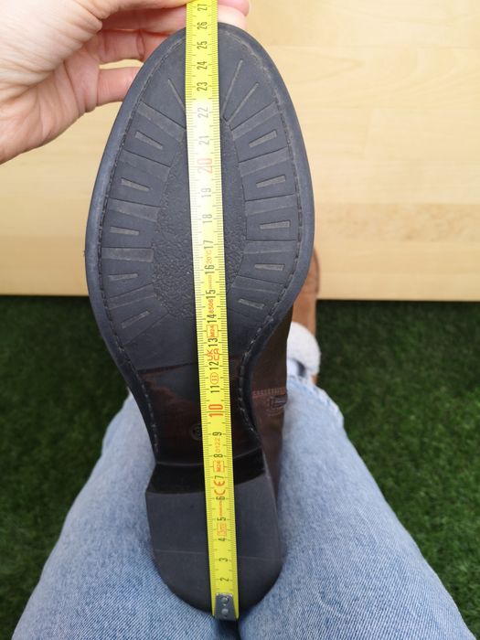 Cizme dama Lasocki piele 100%, înalte, toc jos, maro, mărime 37