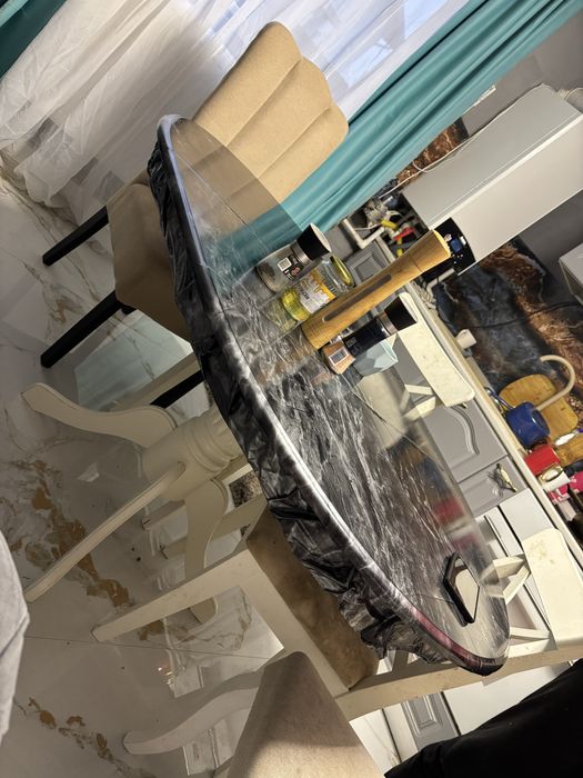 Masă bucatarie alba (fara scaune)