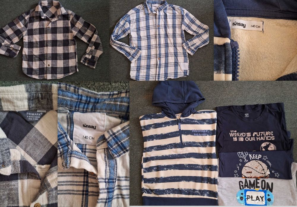 Яке, дънки, блузи 8-9 г - 120 лв